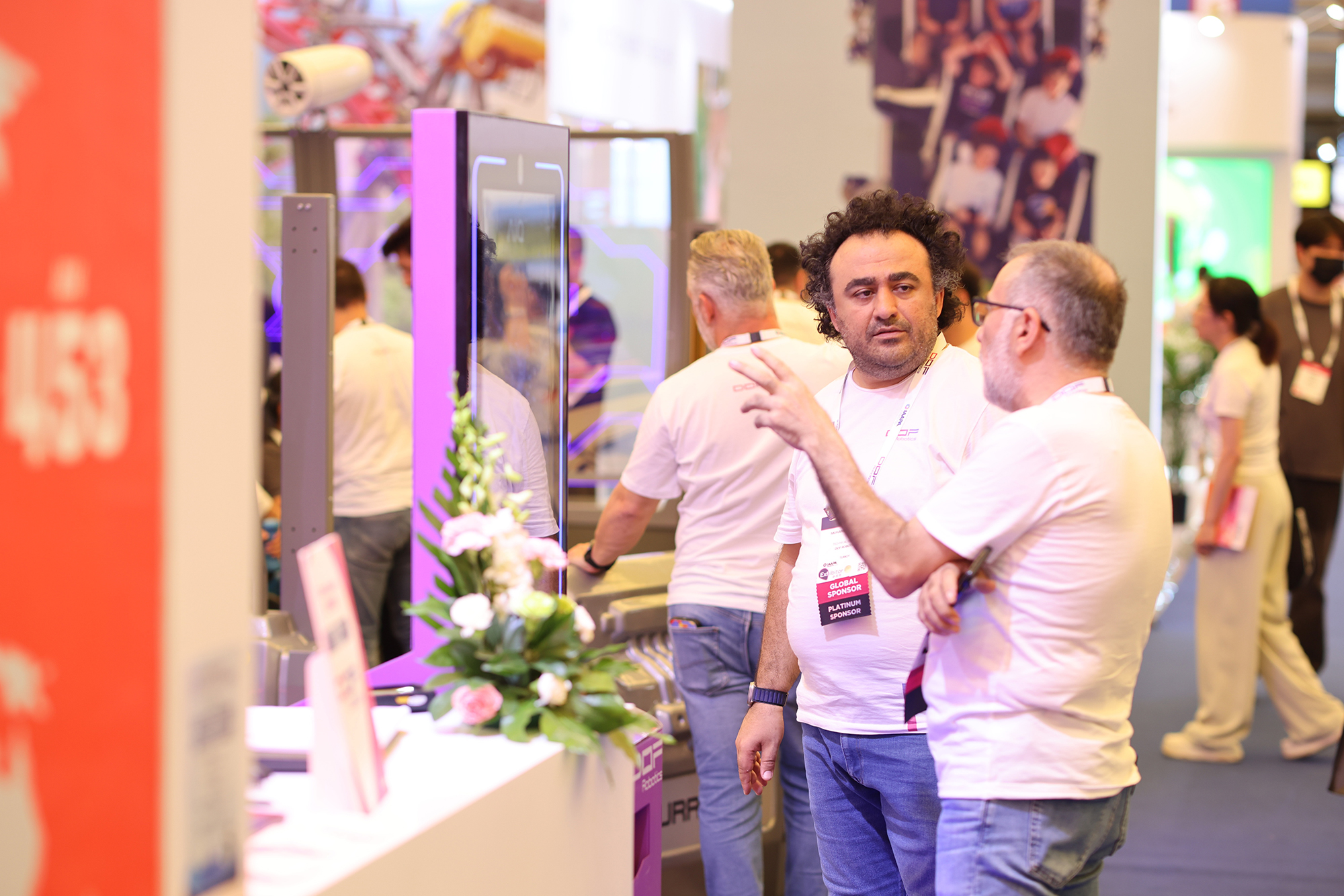 Attendees visiting an exhibitor booth during IAAPA Expo Asia 2025