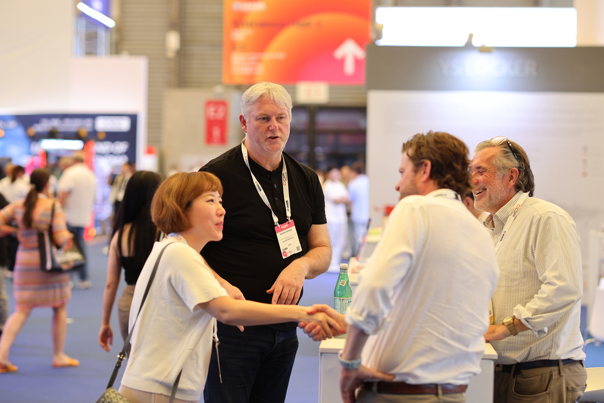 Attendees networking during IAAPA Expo Asia 2025