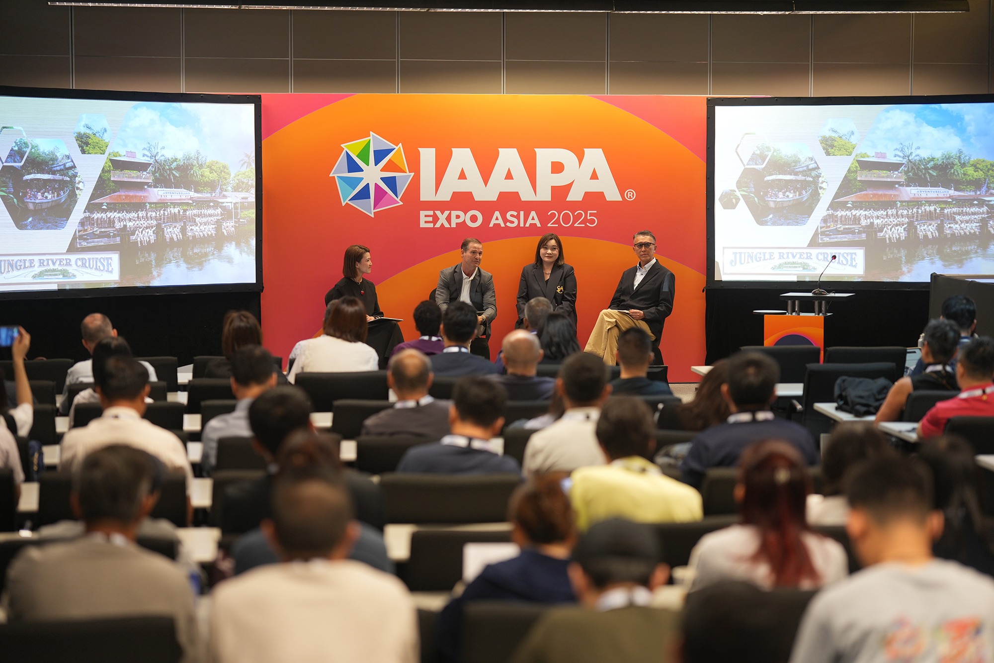 Education session panel at IAAPA Expo Asia 2025