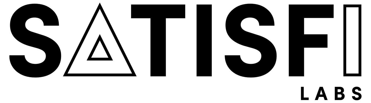 Satisfi Labs Black Logo