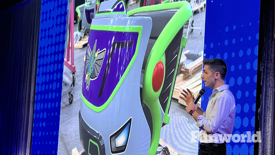 walt disney world 20205 press confernece updated buzz lightyear attraction ride vehicle