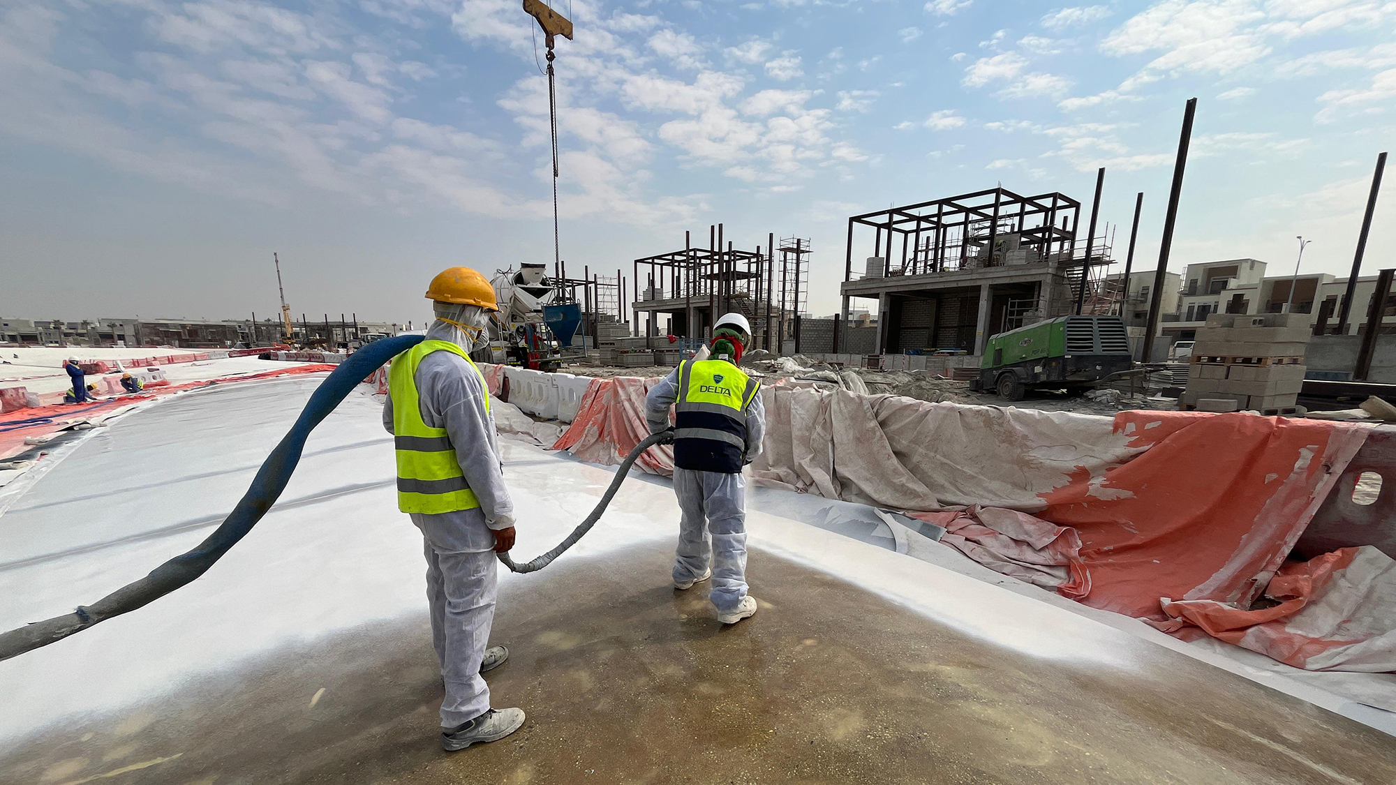 Delta Coatings Lagoon Spraying