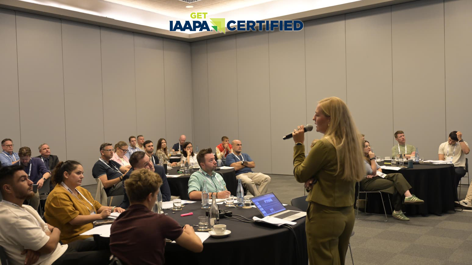 IAAPA Institute for Indoor Entertainment Professionals In Person Session with Certified Logo
