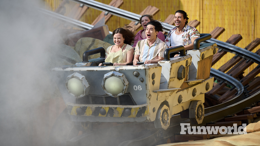 universal ep[ic universe kong cart roller coaster