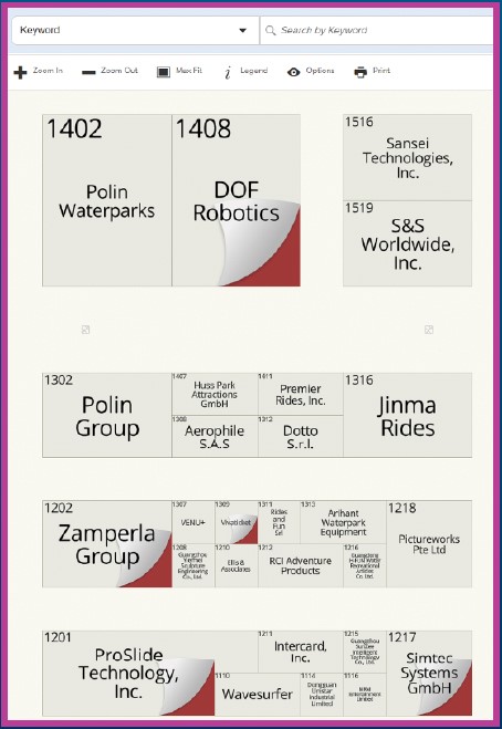 Highlighted Booth with Corner Peel