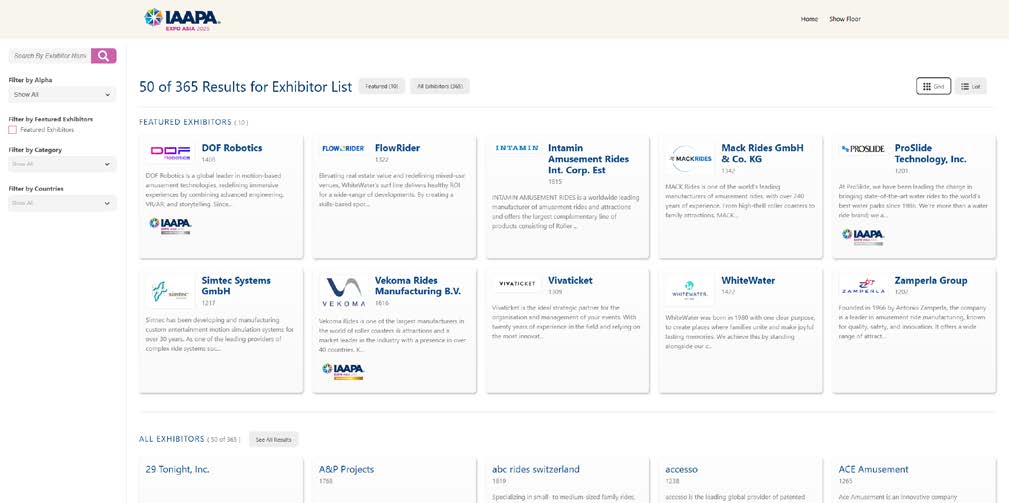 Digital Booth Package Search Results
