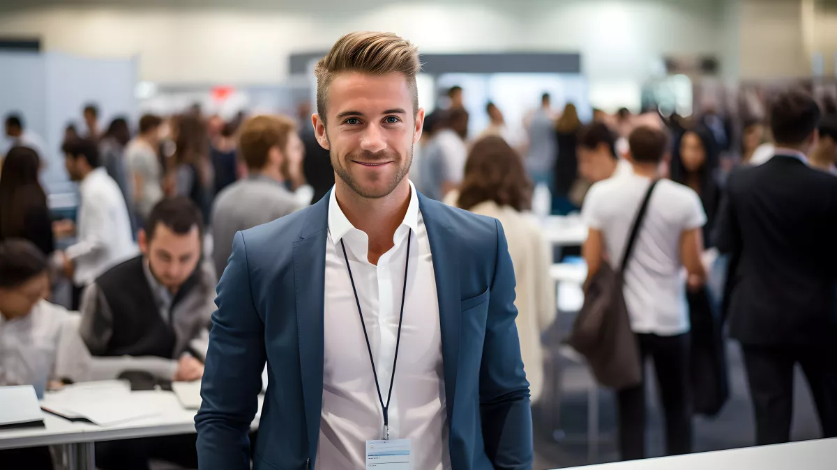 Applicant at Expo Job Fair