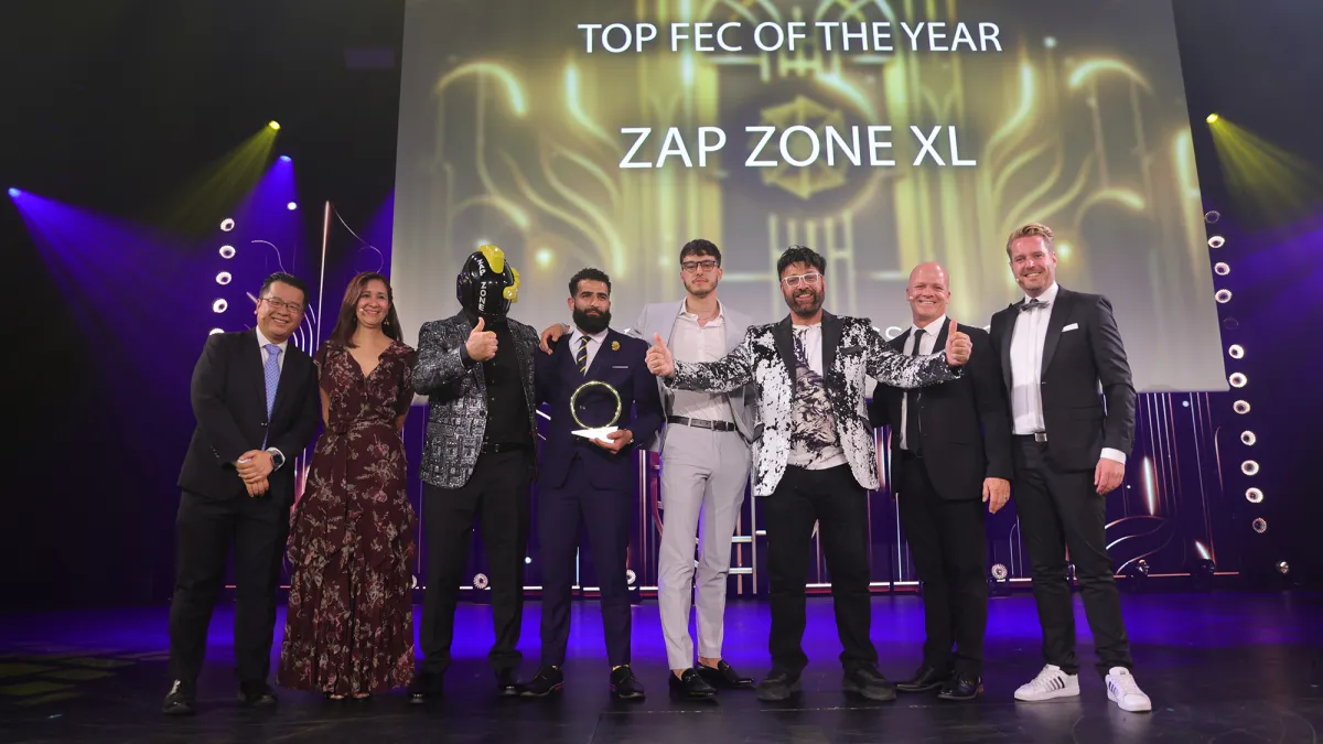 Zap Zone XL Top FEC of the year IAAPA Honors 2025