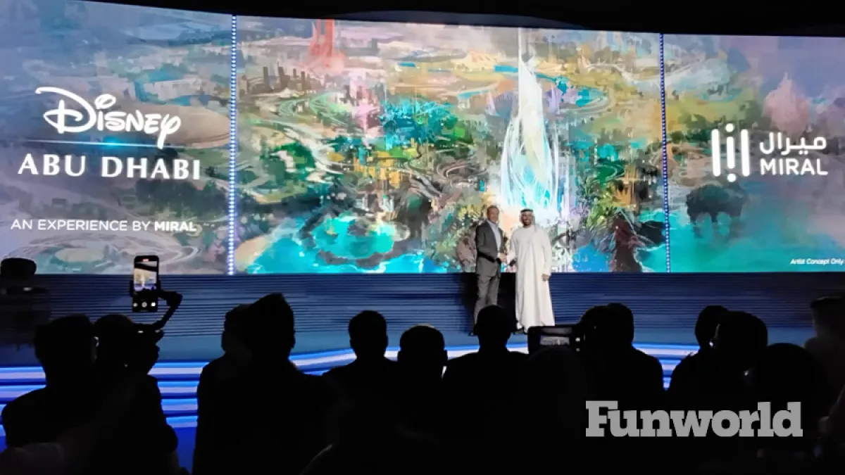 abu dhabi disney bob iger miral park scene