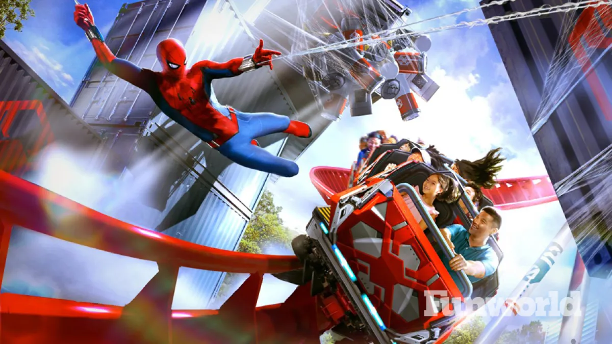 disneyland shanghai spiderman attraction concept art