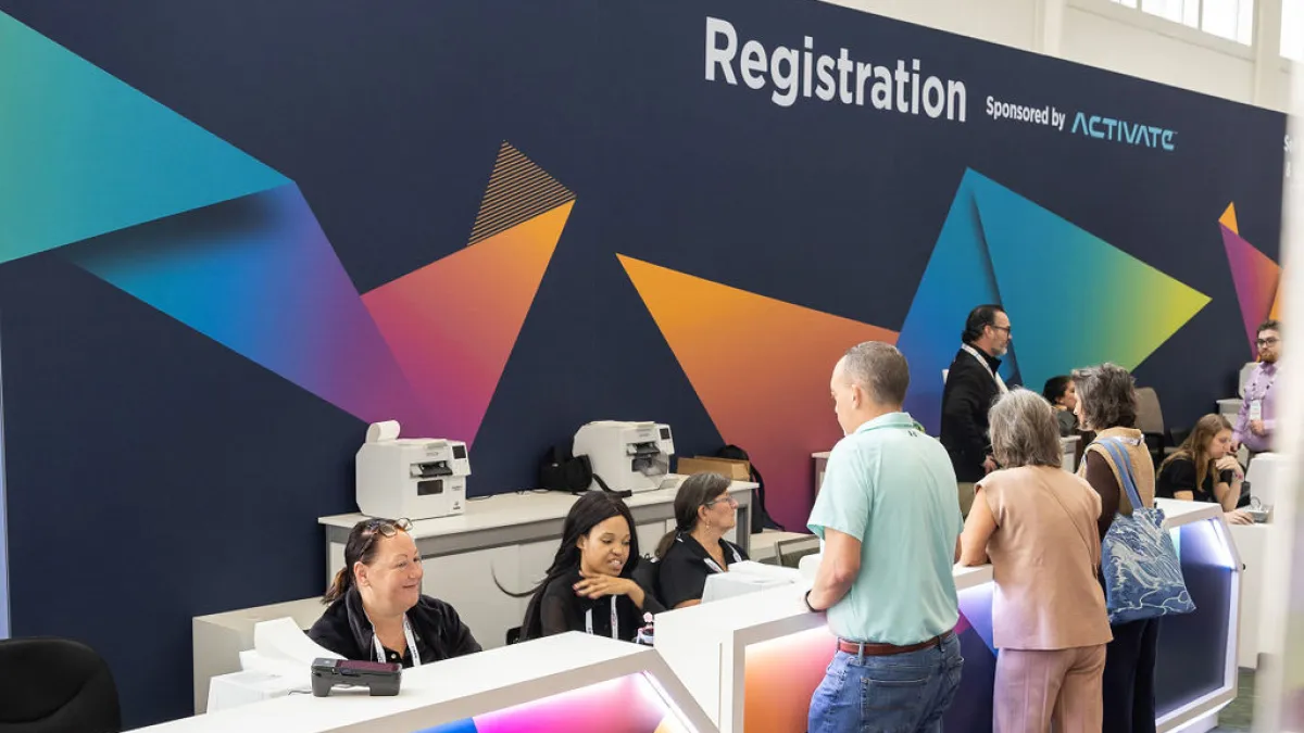 IAAPA Expo Registration Booth