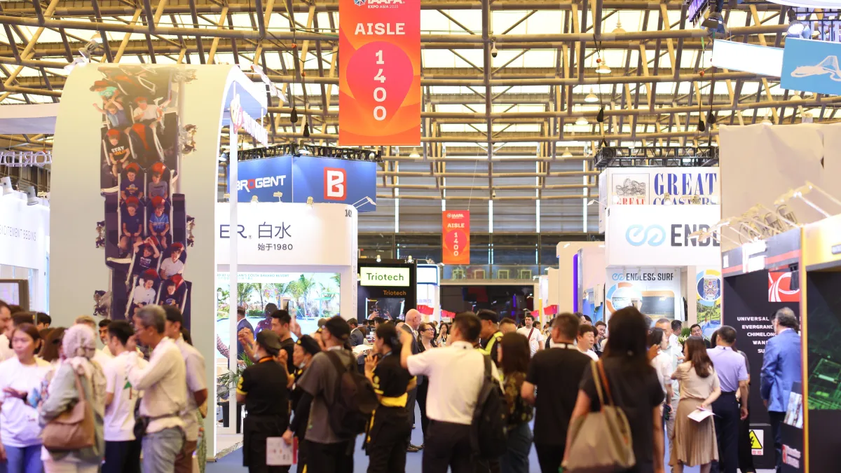 IAAPA Expo Asia 2025 trade show floor.