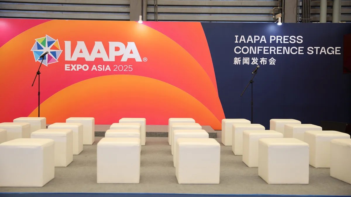 IAAPA Expo Asia 2025 Press Conference Stage