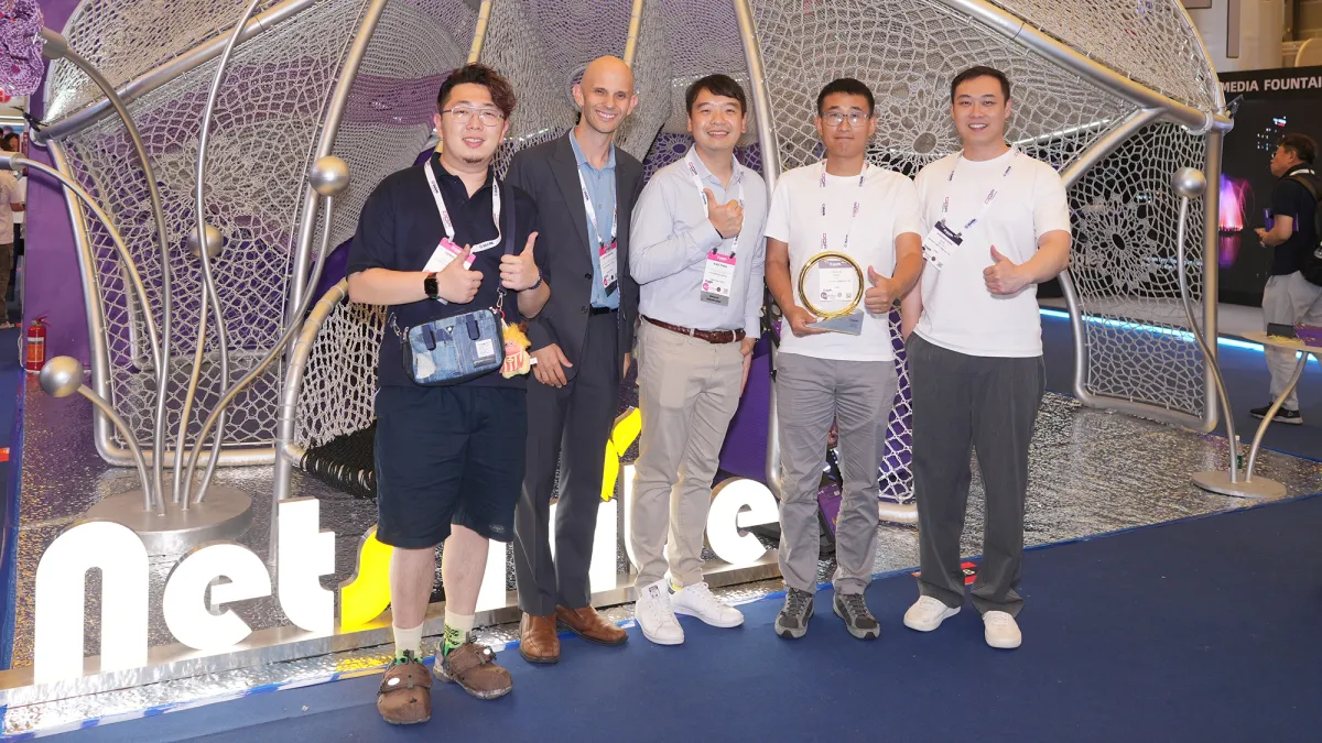 Nets Tribe IAAPA Expo Asia 2025 Brass Ring Exhibitor Award