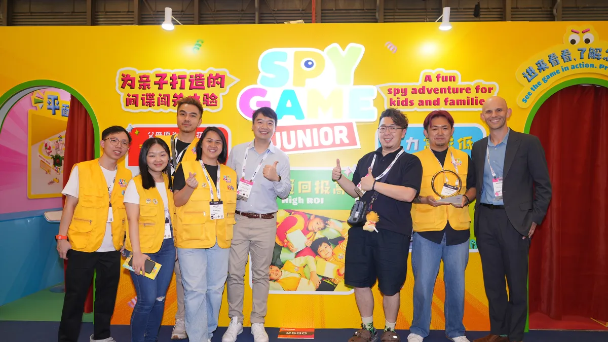 Spy Game Junior IAAPA Expo Asia 2025 Brass Ring Exhibitor Award