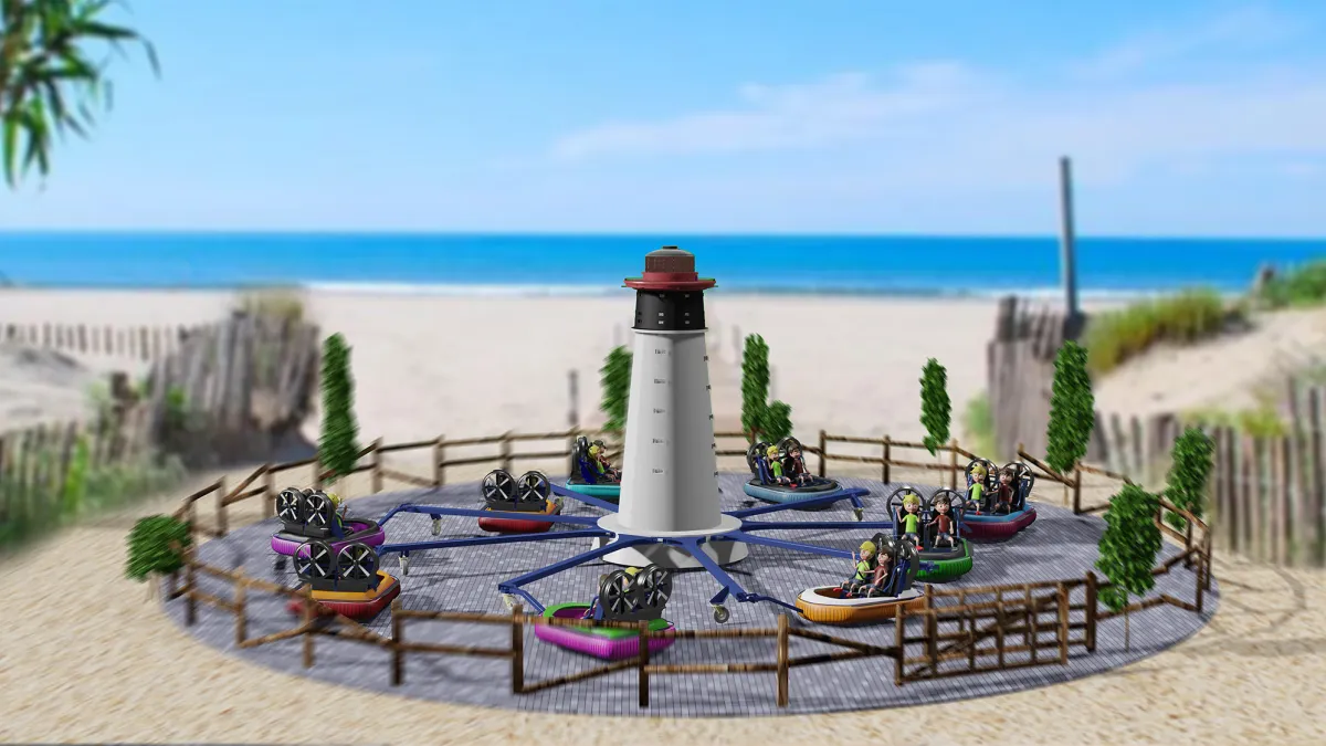 zierer rides new drifter ride attraction