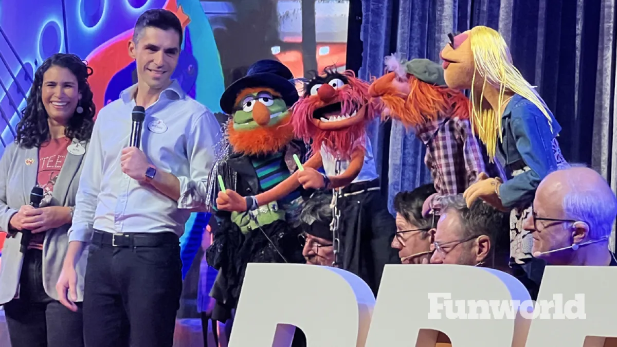 muppets characters at walt disney world press conference