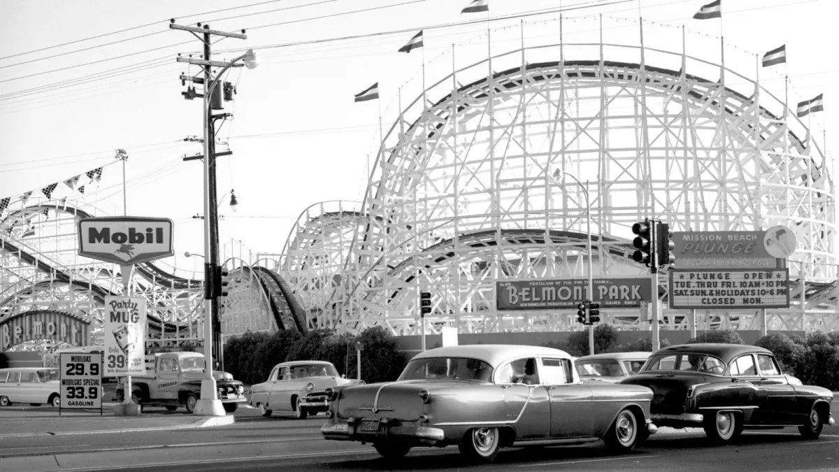 Vintage Photo of Belmont Park