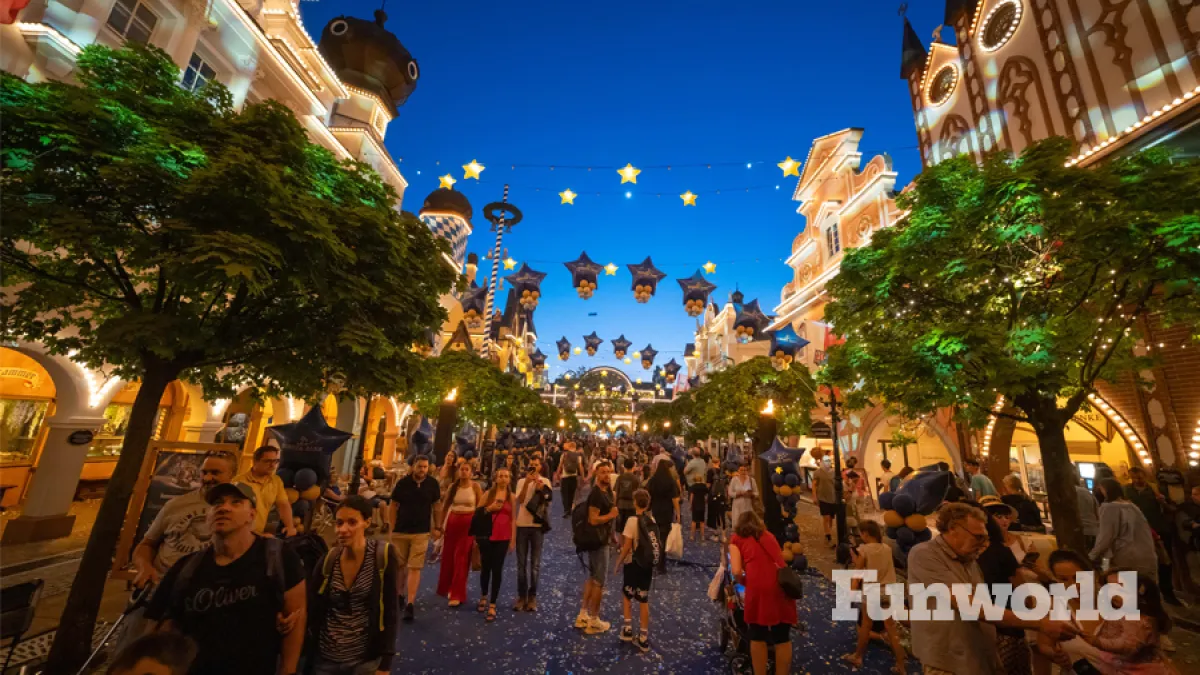 europa-park summer night party evening 