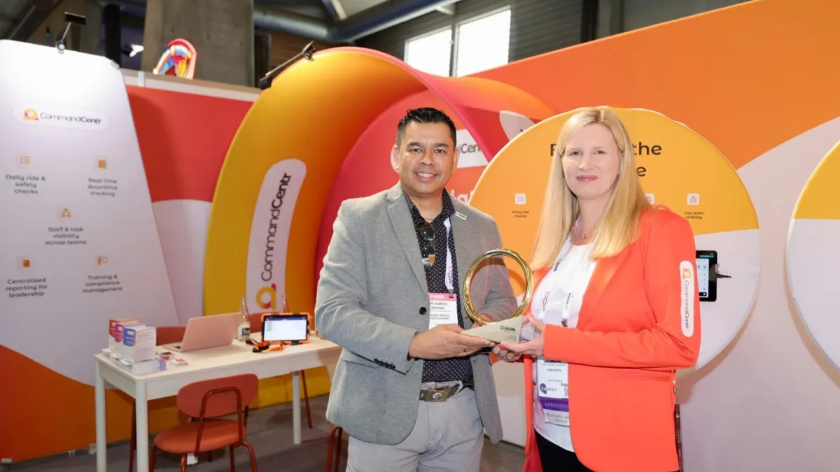 IAAPA Expo Europe 2025 Award CommandCentr First 9 27sqm