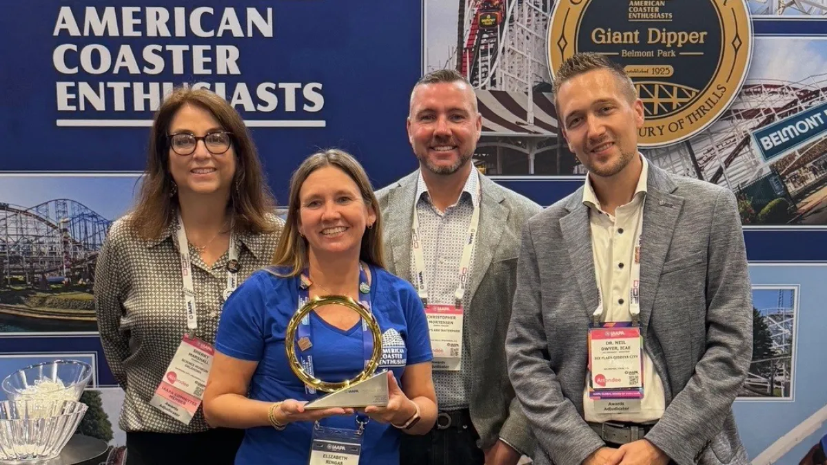American Coaster Enthusiasts Brass Ring Exhibitor Awards 2025