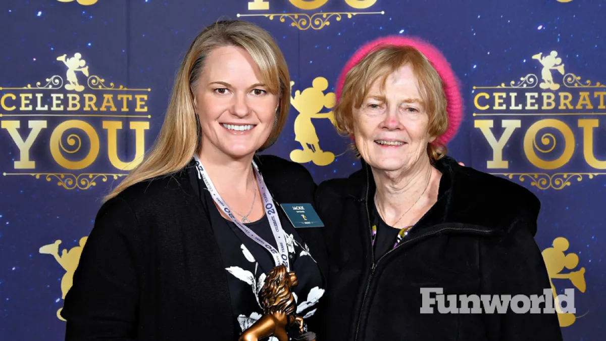 Jackie Swisher and her mother.