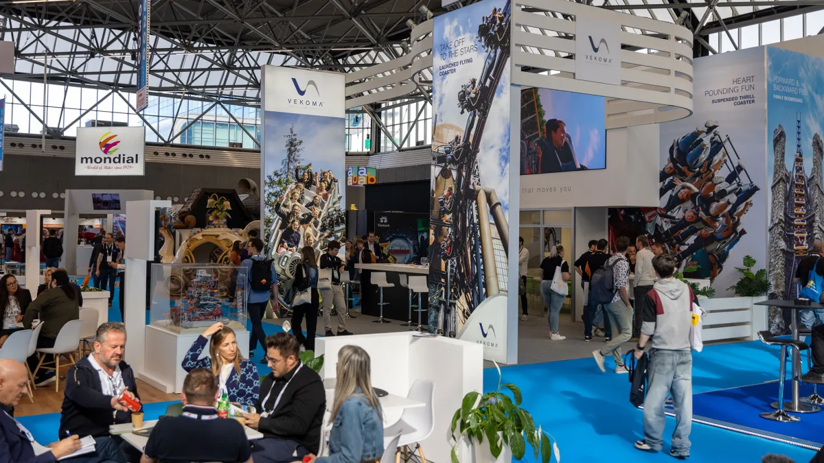 Expo Europe 2025 Vekoma Booth Show Floor
