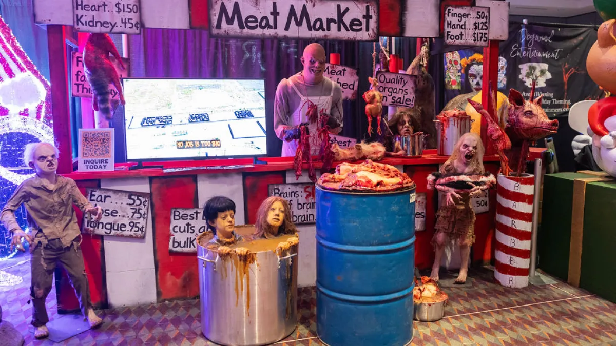 IAAPA Expo Haunting Grounds Meat Market