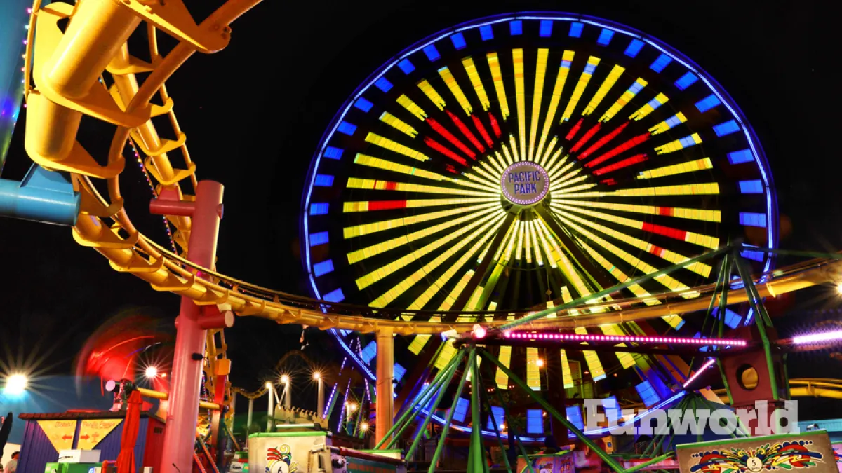 valentines day at pacific park ferris wheel