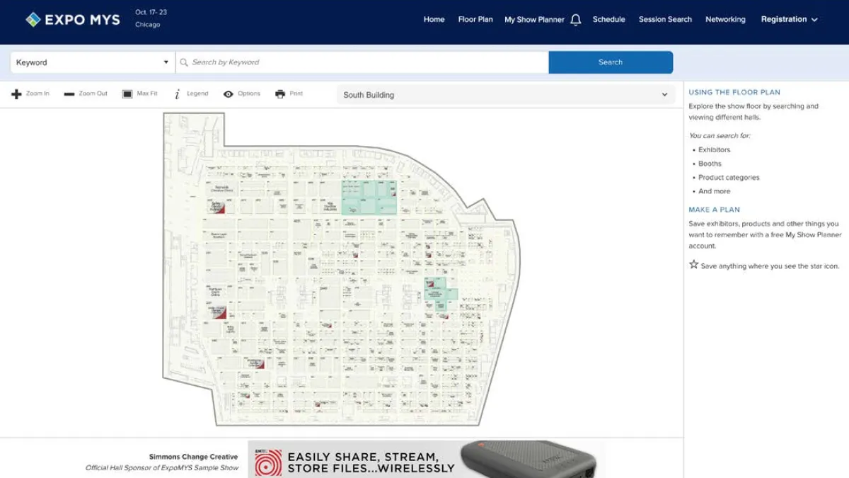 Digital Booth Package Exhibit Hall Banner