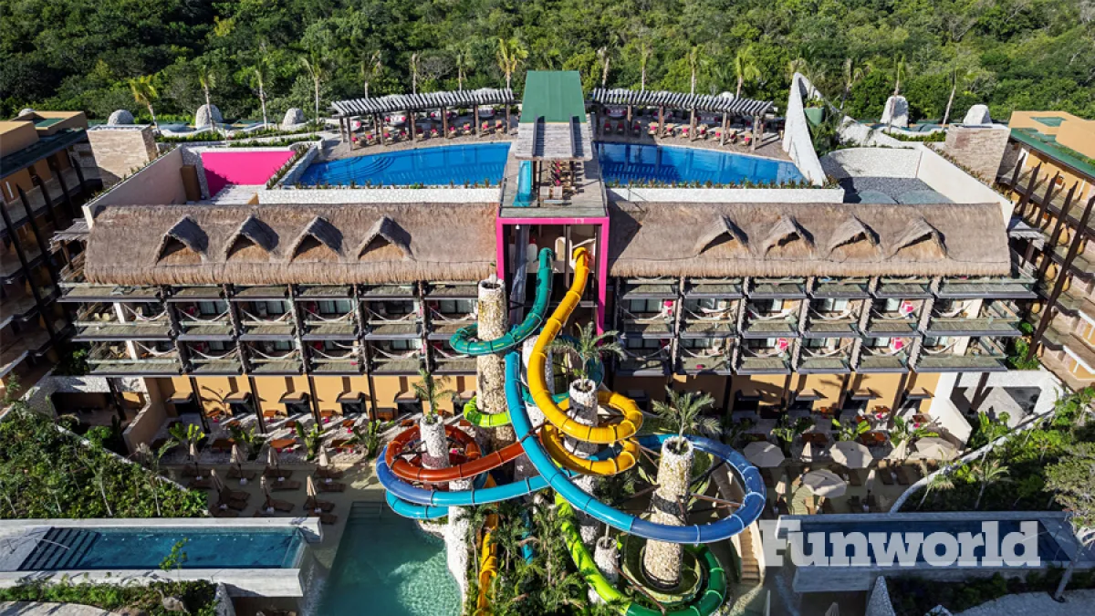 xcaret aerial view