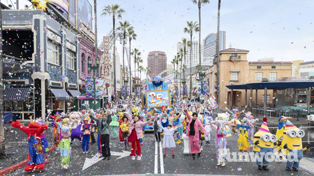 universal studios japan 25th anniversary celebration