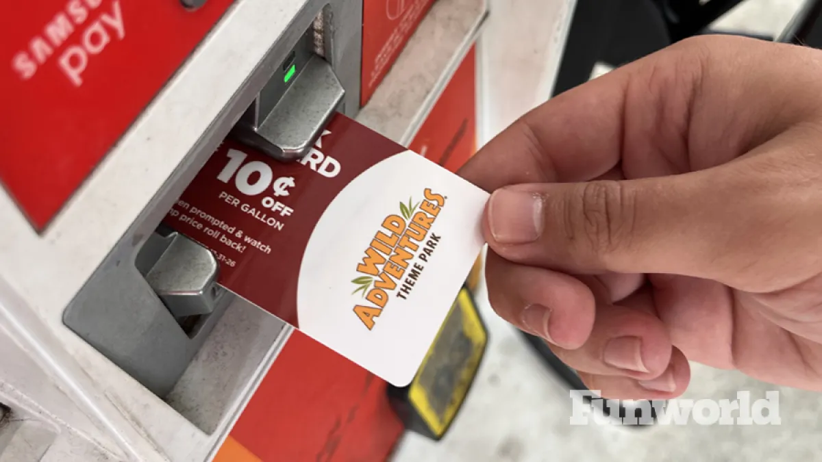 Wild adventures gas card