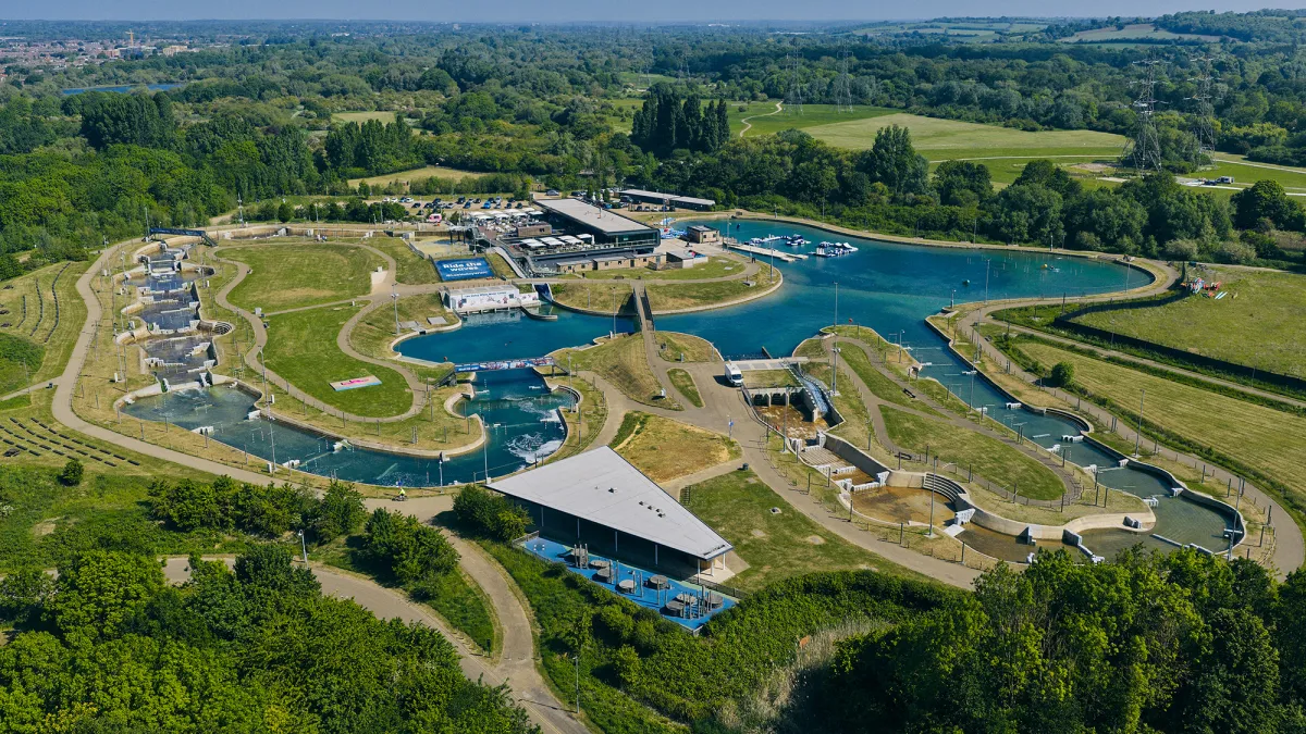 Lee Valley White Water Centre Aerial Photo