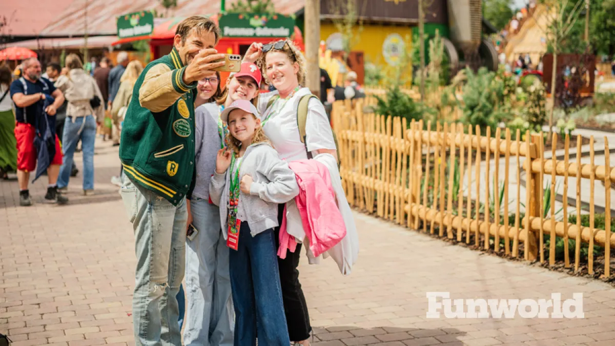 karls' robert dahl takes selfie with a family