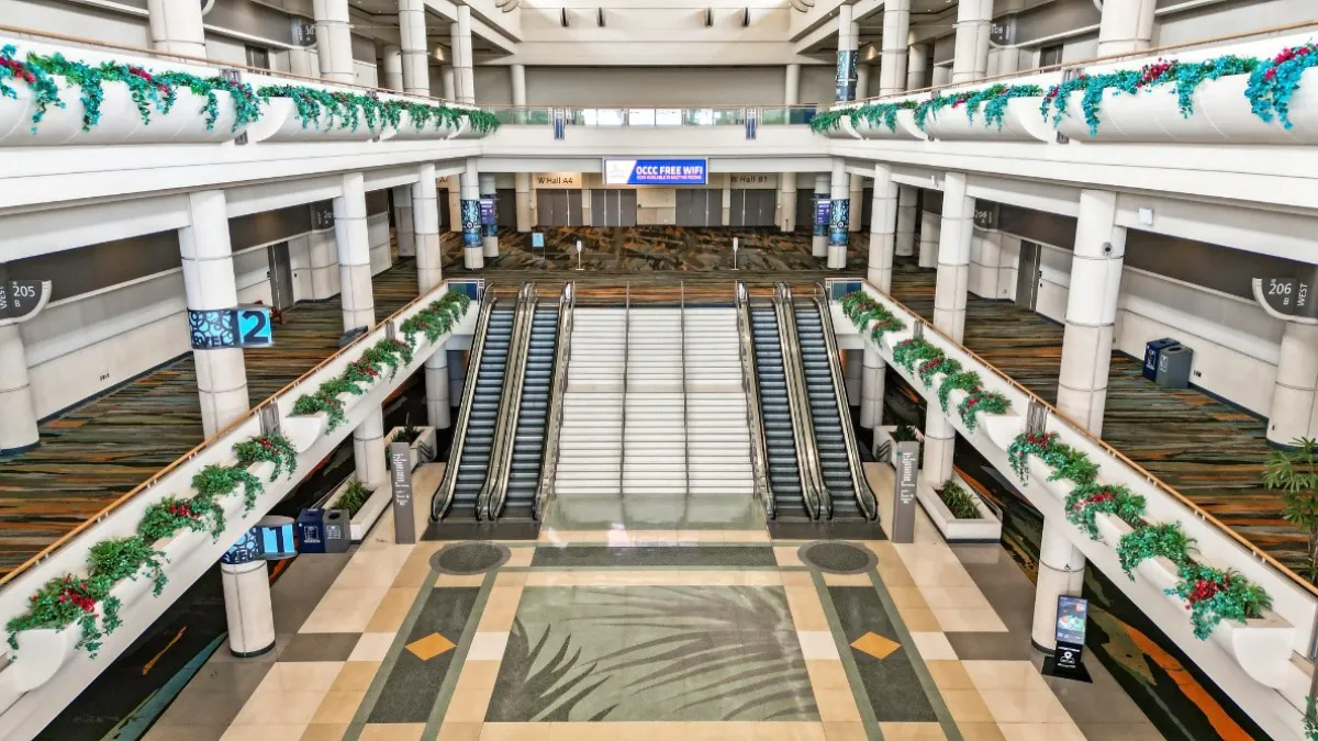Orange County Convention Center Interior Multiple Floors