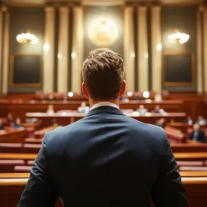 man in office