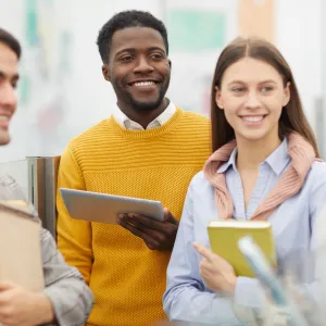 Group of young professionals