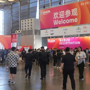 Registration booth at IAAPA Expo Asia 2025