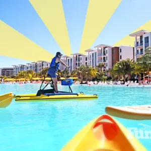 lagoons evermore orlando with kayakers