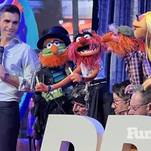 muppets characters at walt disney world press conference