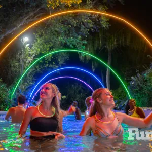 water parks night seaworld aquatica lazy river