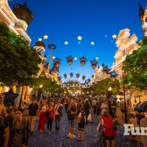 europa-park summer night party evening 