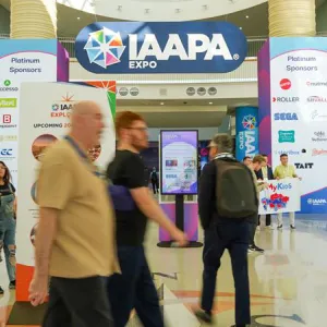 IAAPA Expo 2025 Attendees walking halls