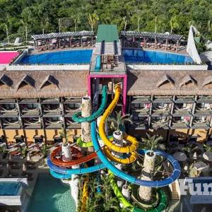 xcaret aerial view
