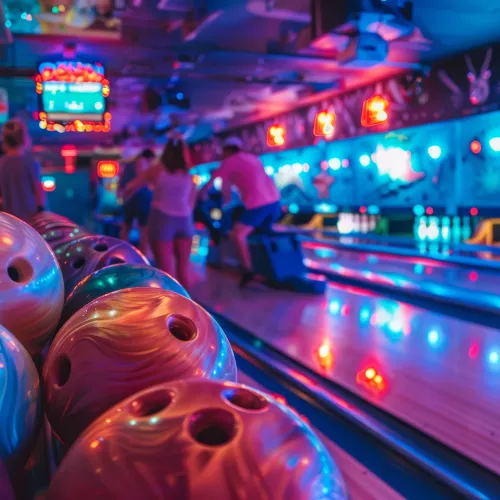 Neon Bowling Alley