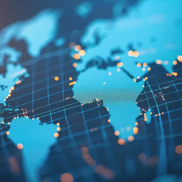 world map visual