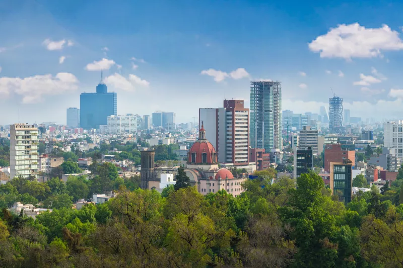 Mexico City Panoramic View