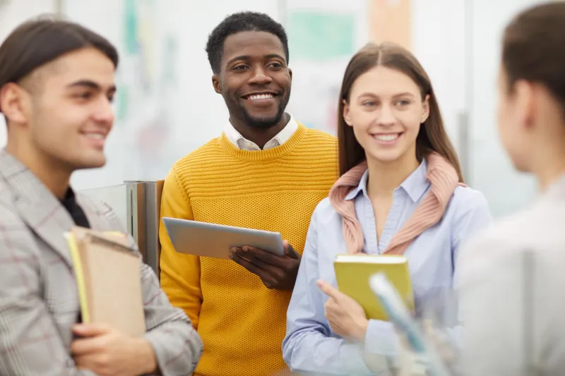 Group of young professionals