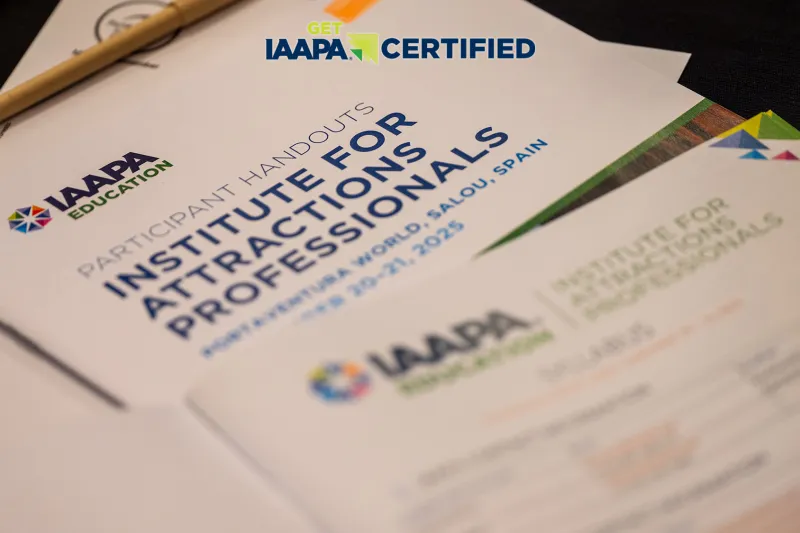 IAAPA Institute for Attraction Professionals Resource Documents with Certified Logo
